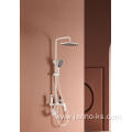 Piano model Brass Bathroom Rainfall Shower Faucet Mixer